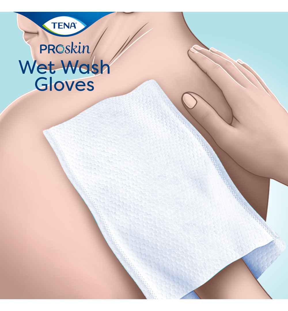 Tena Wet Wash Glove Freshly scented (8 stuks) - image 3