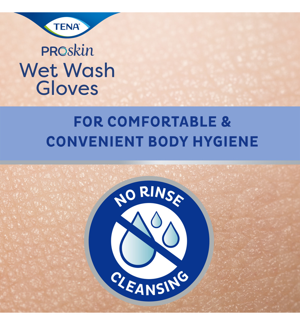 Tena Wet Wash Glove No perfume 8 (8 stuks) - image 2