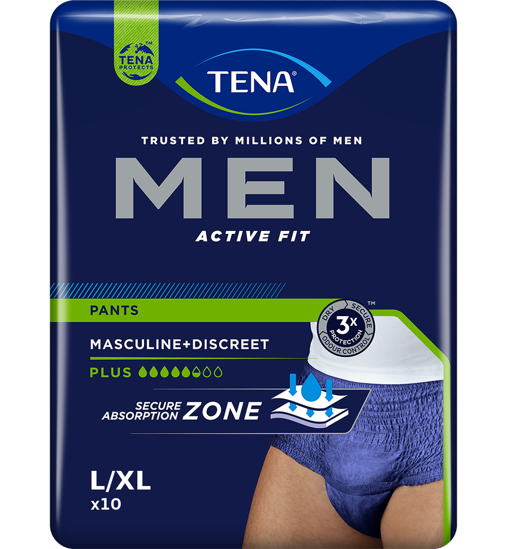 Tena Men Active Fit Plus Large/XL (10 stuks)