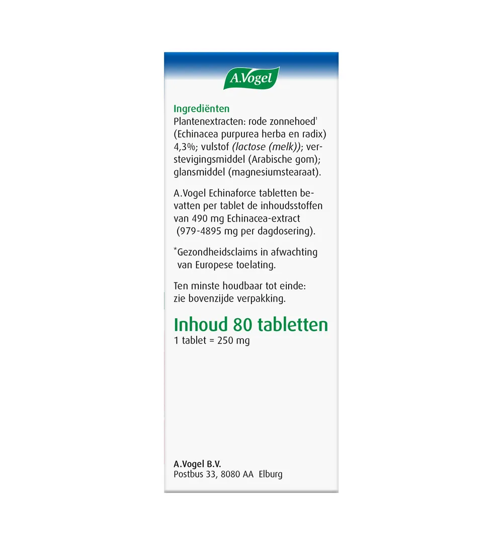 A.Vogel Echinaforce (80 Tabletten) - image 4