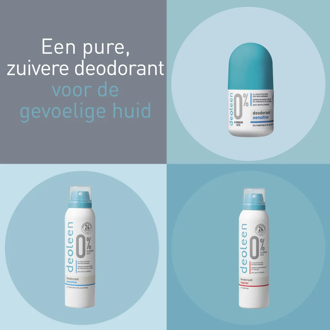 Deoleen Deodorant roller 0% sensitive (50 ml) - image 3