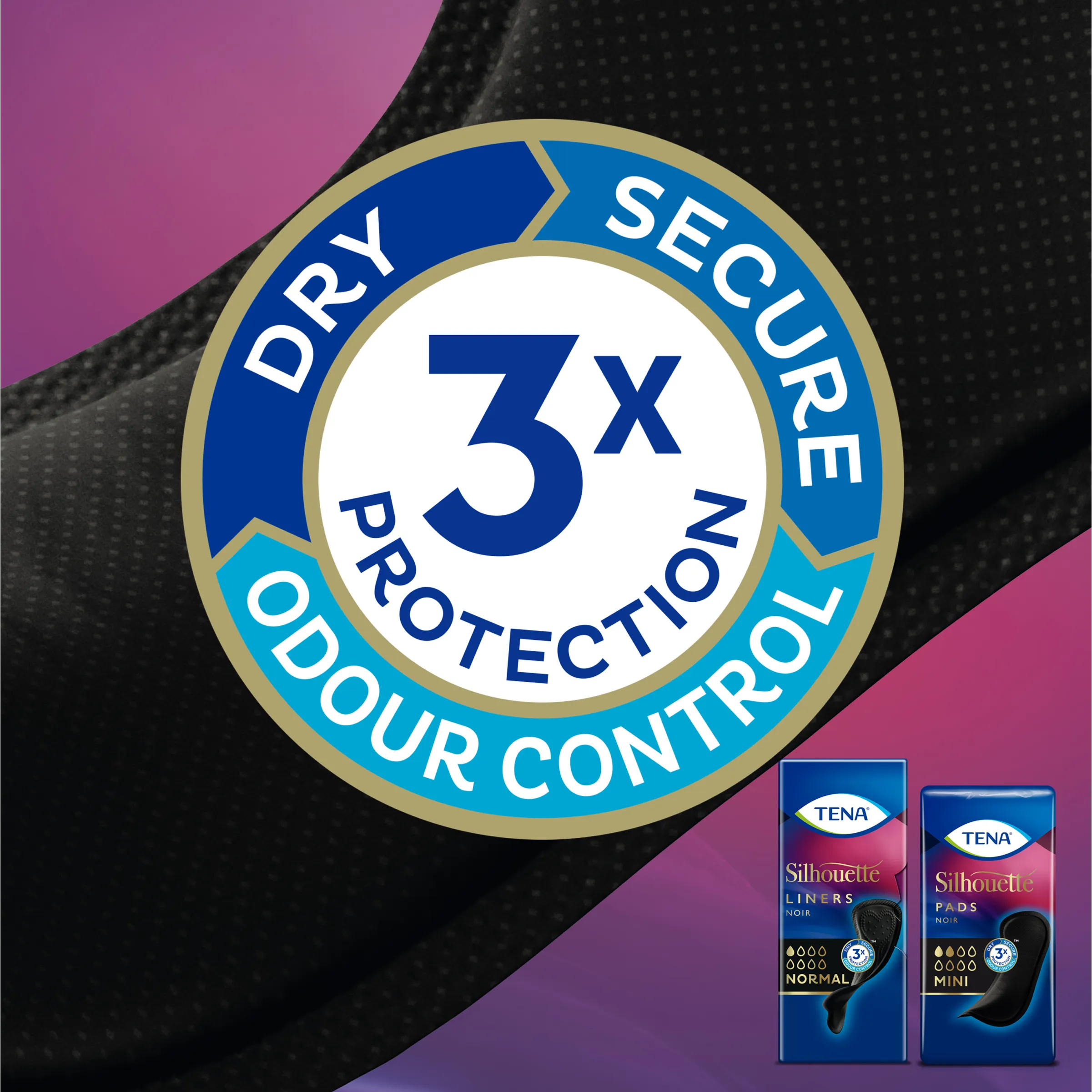 Tena Silhouette noir liner (26 stuks) - image 4