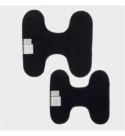 ImseVimse Inlegkruisjes wasbaar zonder sluiting zwart (3 stuks)