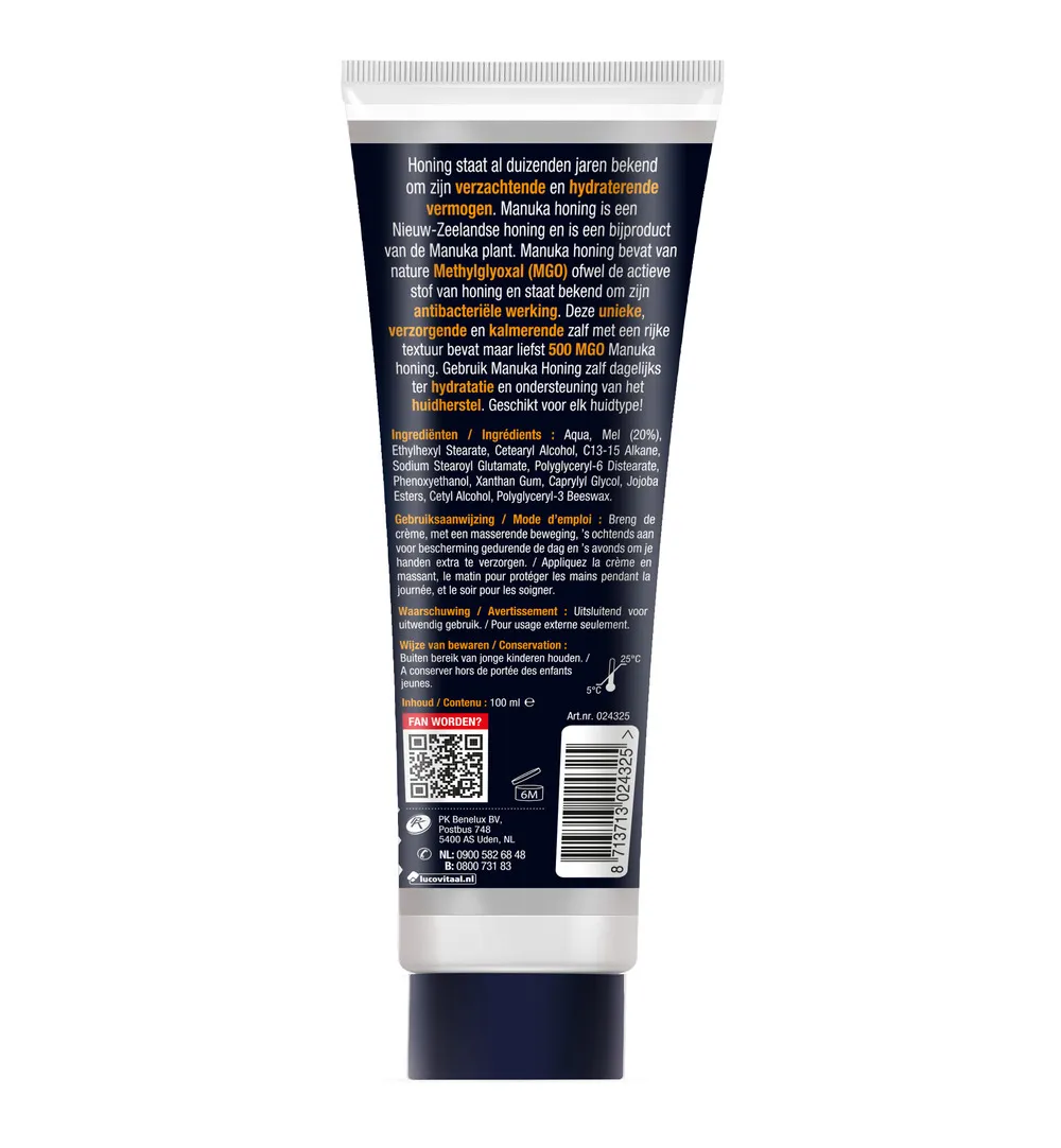 Lucovitaal Manuka Honingzalf 500 MGO (100 ml)