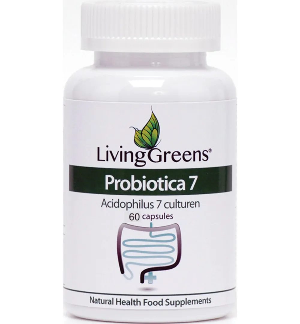 Livinggreens Probiotica Acidophilus 7 Culturen (60 capsules)
