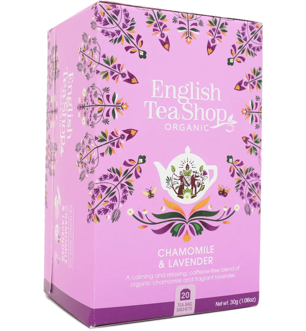 English Tea Shop Chamomile & lavender tea bio (20 zakjes)