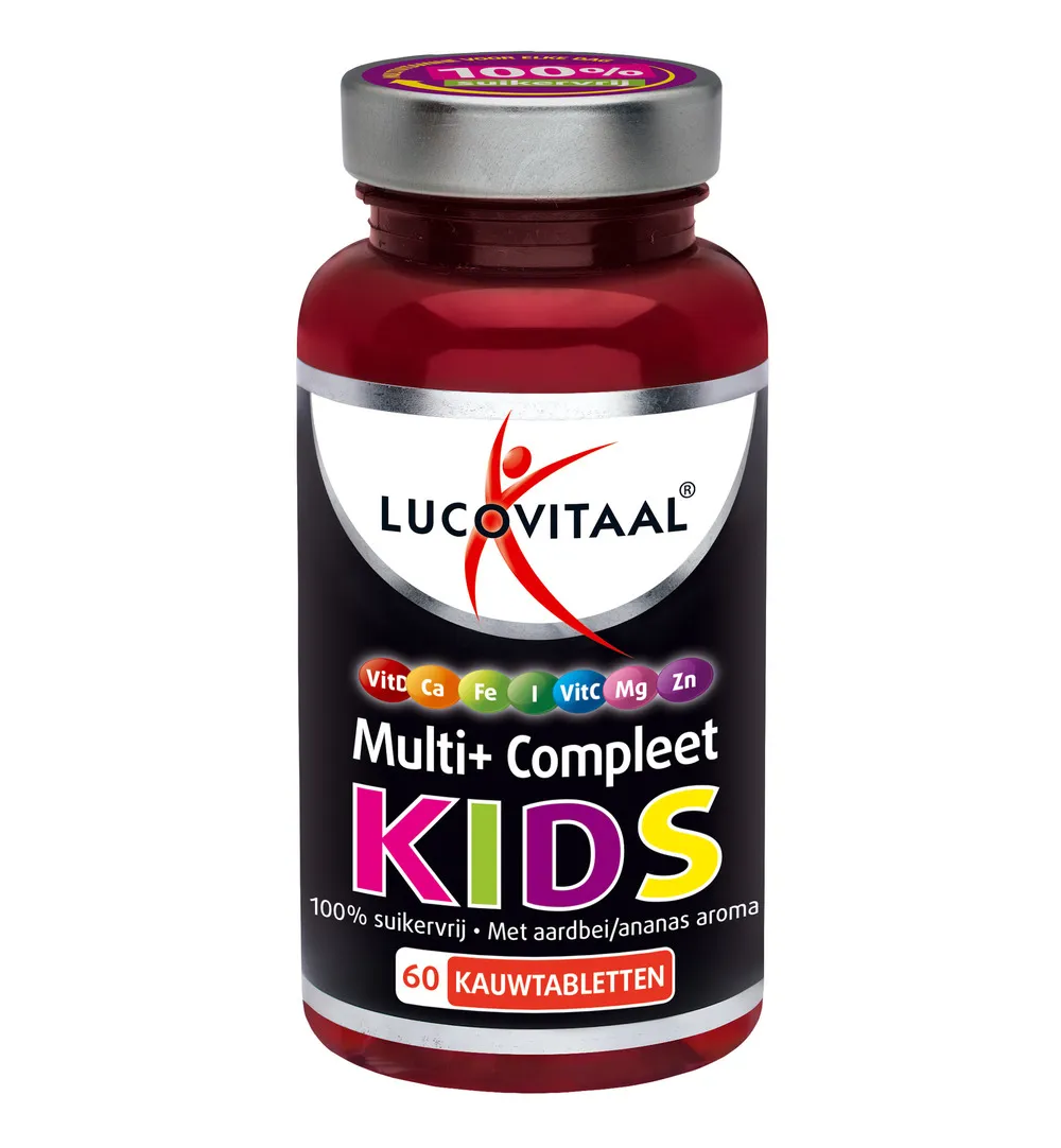 Lucovitaal Multi+ Compleet Kids (60 kauwtabletten)