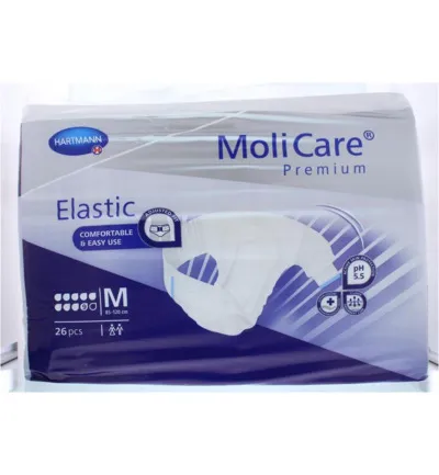 Molicare Premium elastic plus M 9 druppels (26 stuks)
