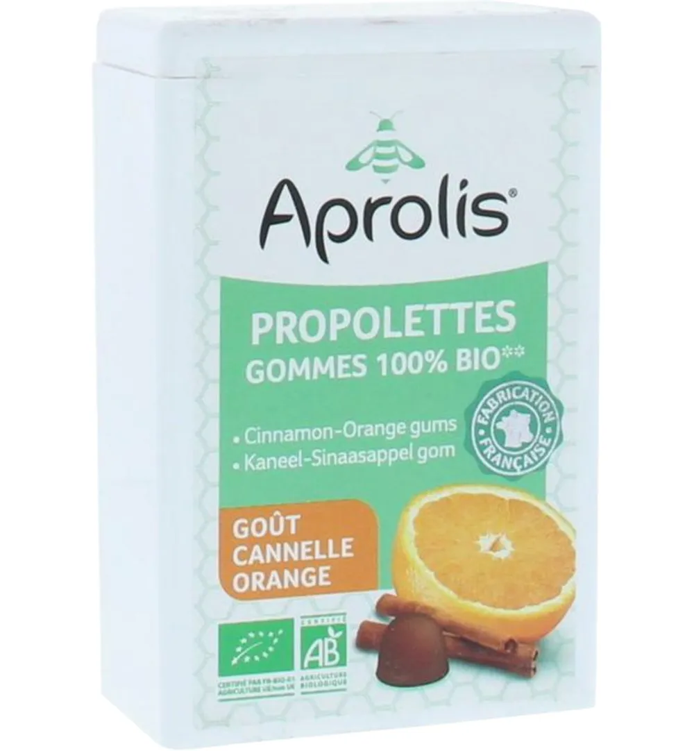 Aprolis Propolis Kaneel - Sinaasappel Bio (50 gr)