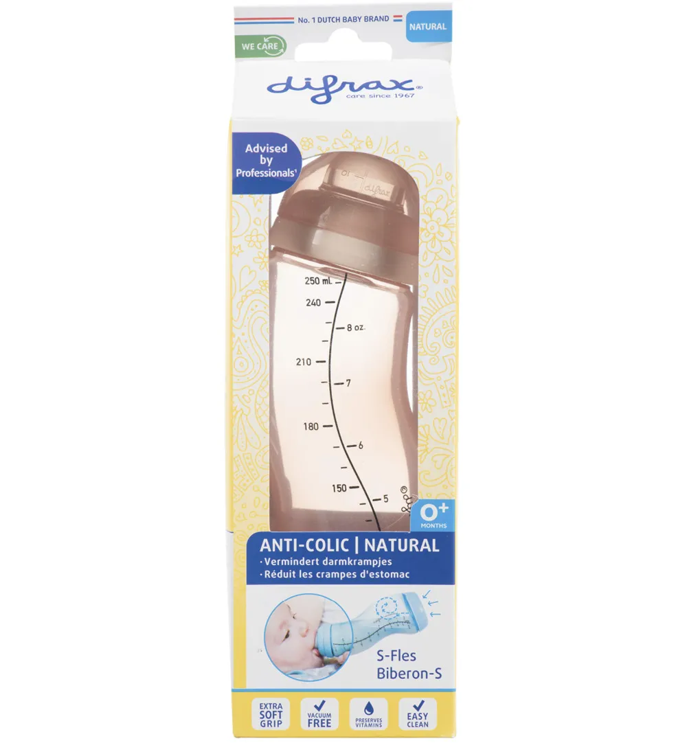 Difrax S-Fles natural roze (250 ml) - image 2