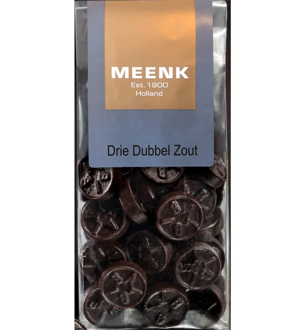 Meenk 3 Dubbel zoute drop (180 gr)