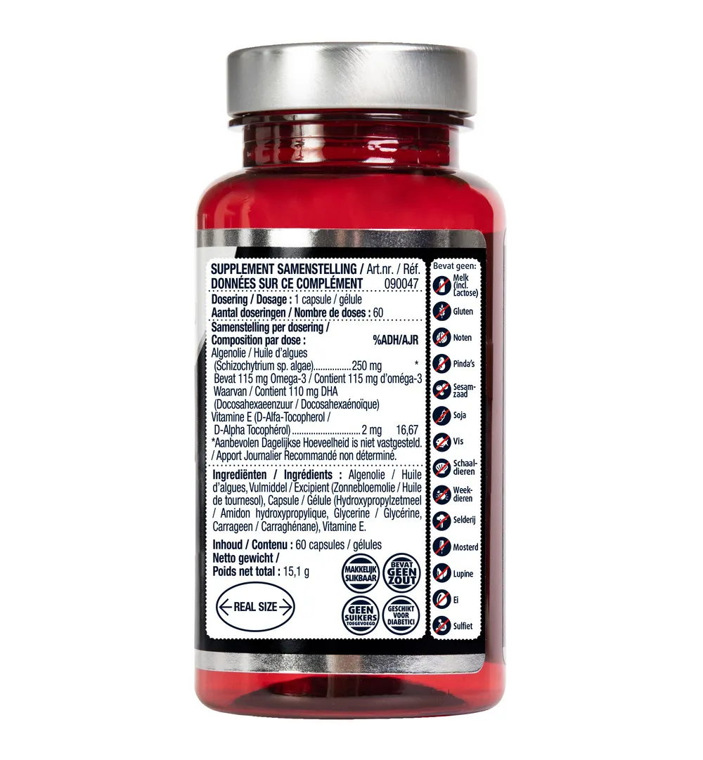 Lucovitaal Vegan Omega-3 Microalgen (60 capsules)