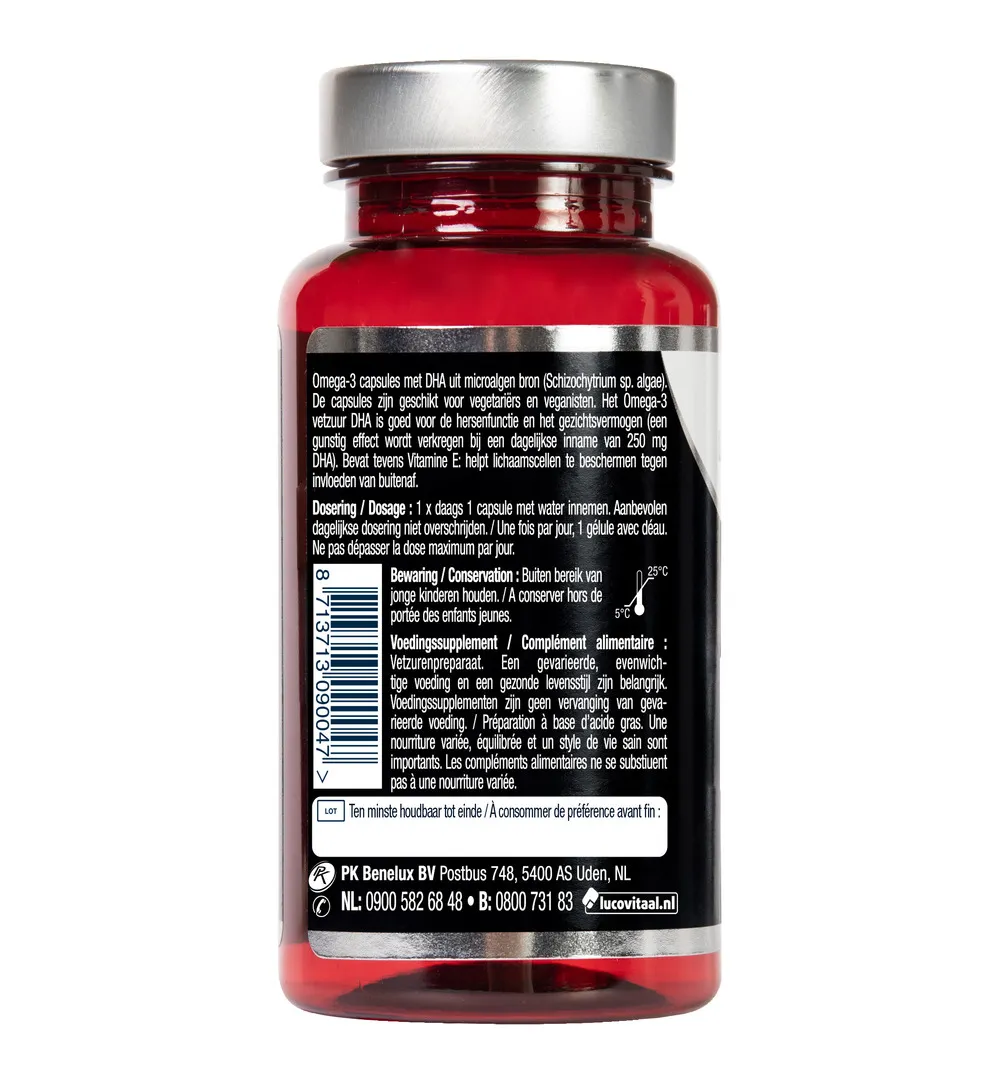 Lucovitaal Vegan Omega-3 Microalgen (60 capsules) - image 2