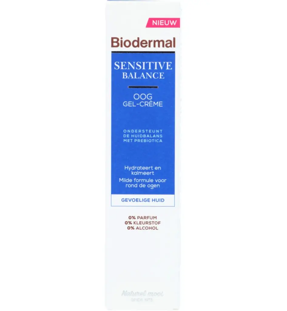 Biodermal Sensitive balance oog gel-creme (15 ml)