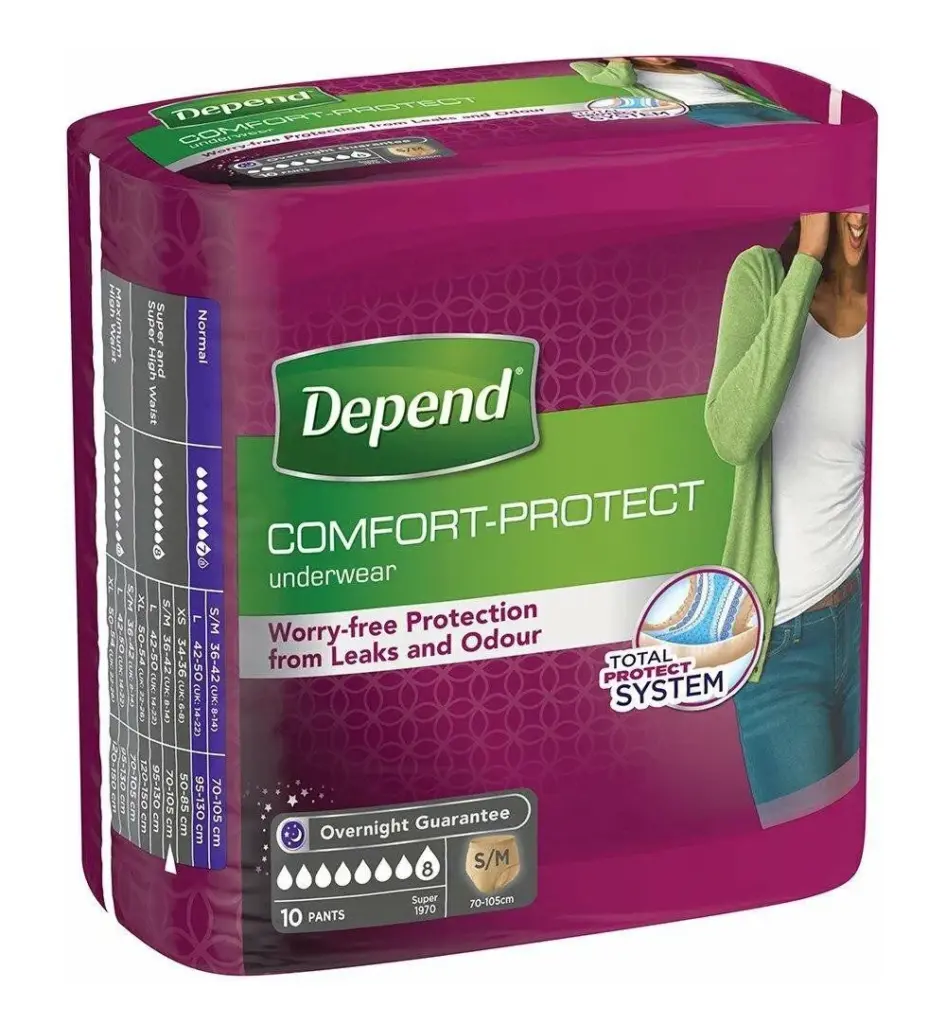 Depend Pants female super maat S/M (10 stuks)