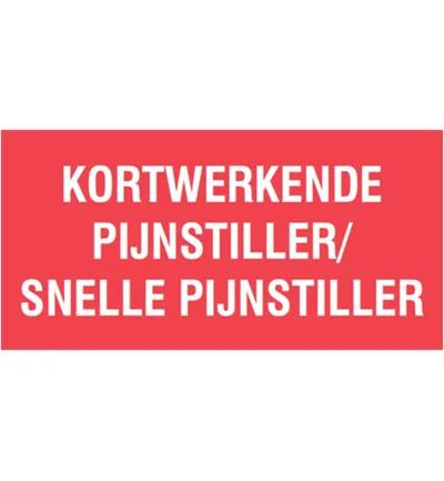 Spruyt Hillen Sticker Kortwerkende Pijnstiller (1000 stuks)