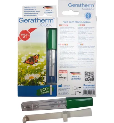 Geratherm Thermometer Classic Blauw (1 stuk)