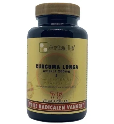 Artelle Curcuma longa extract (75 vega capsules)