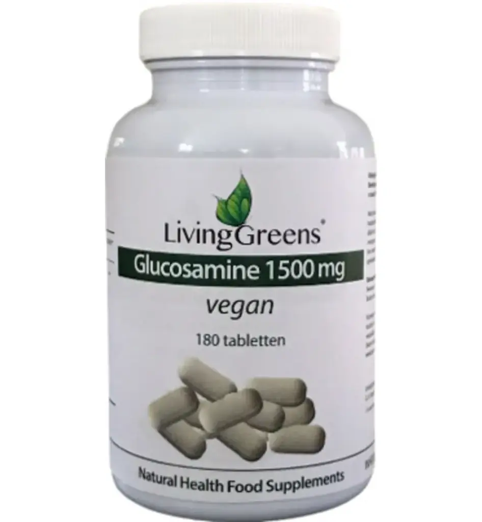 Livinggreens Glucosamine 1500 Vegan (180 tabletten)