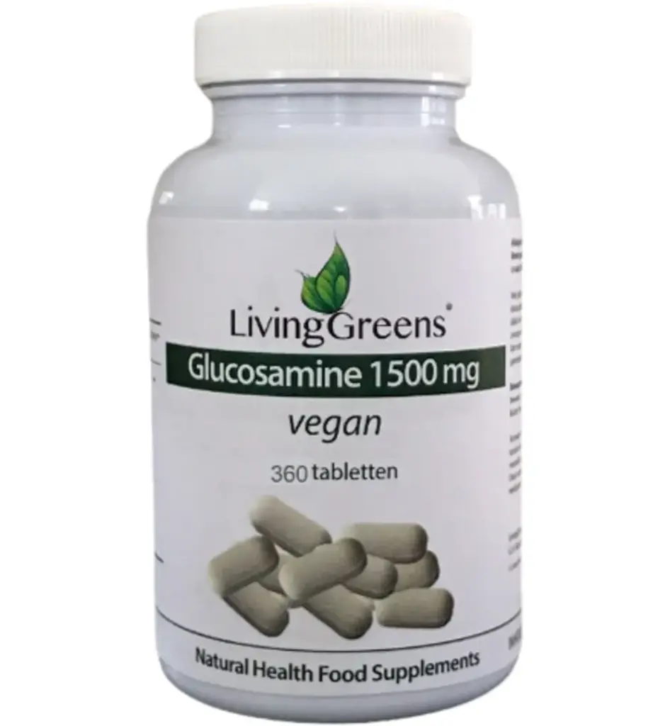 Livinggreens Glucosamine 1500 Vegan (360 tabletten)