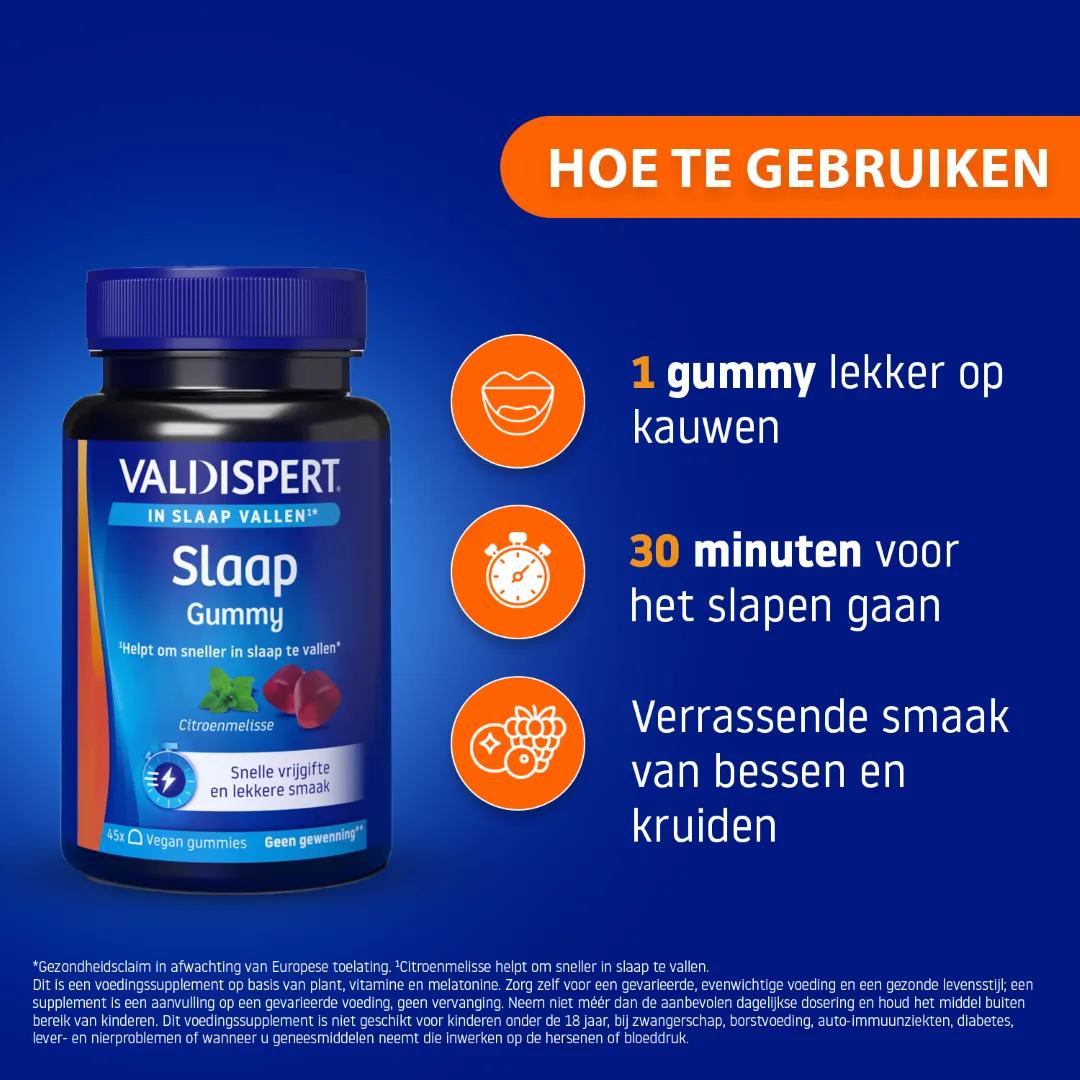Valdispert Slaap Gummy (45 Vega Gummies) - image 4