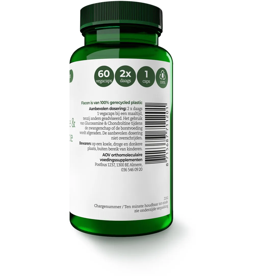 Aov 1120 Glucosamine & Chondroitine (60 vega capsules)