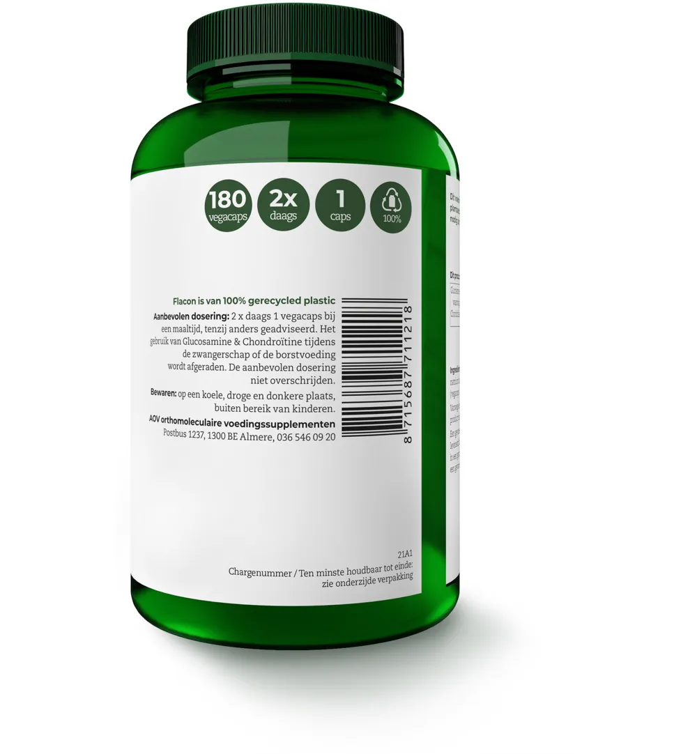 Aov 1121 Glucosamine & Chondroitine (180 vega capsules)