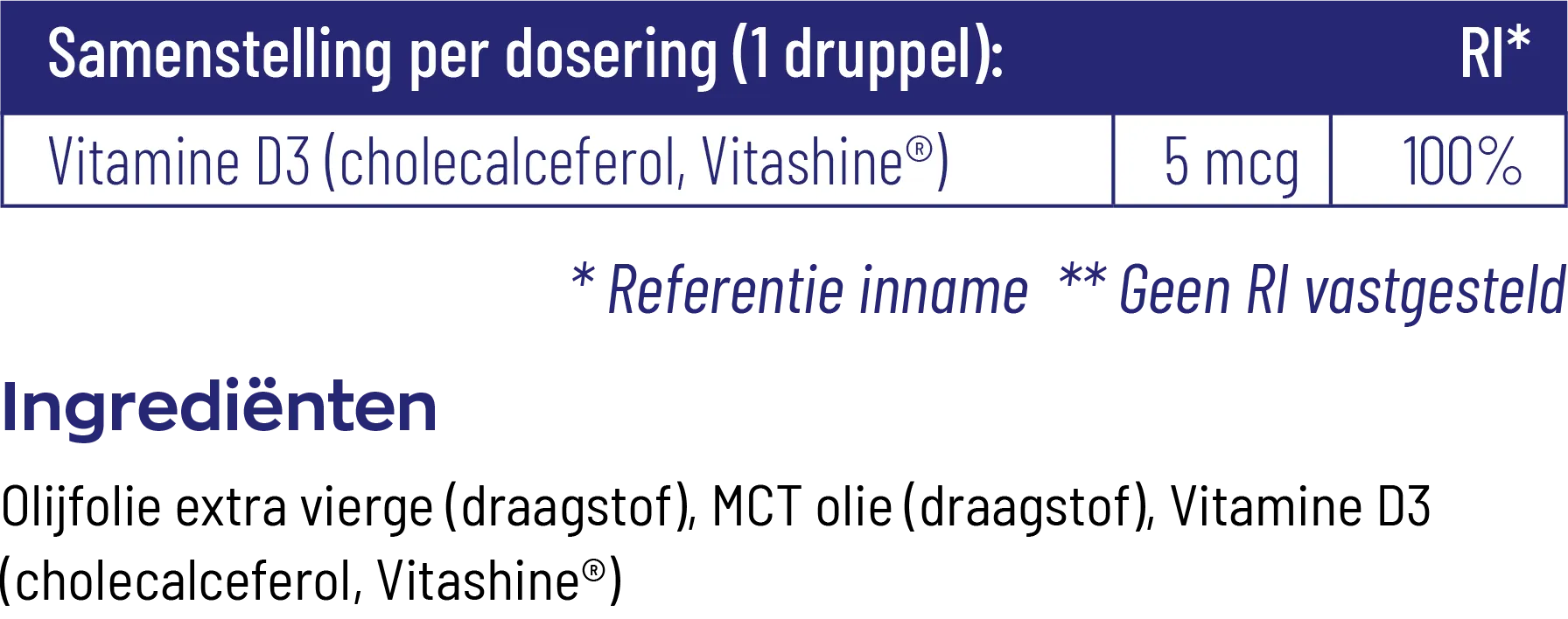Vitakruid Vitamine D3 Vegan Vitashine® 5 Mcg Per Druppel (30 ml) - image 3
