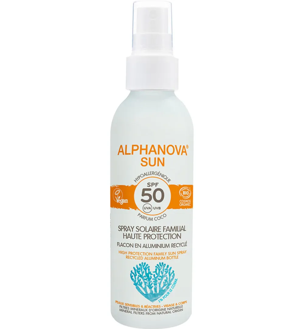 Alphanova Sun Sun spray familial SPF50 (150 ml)