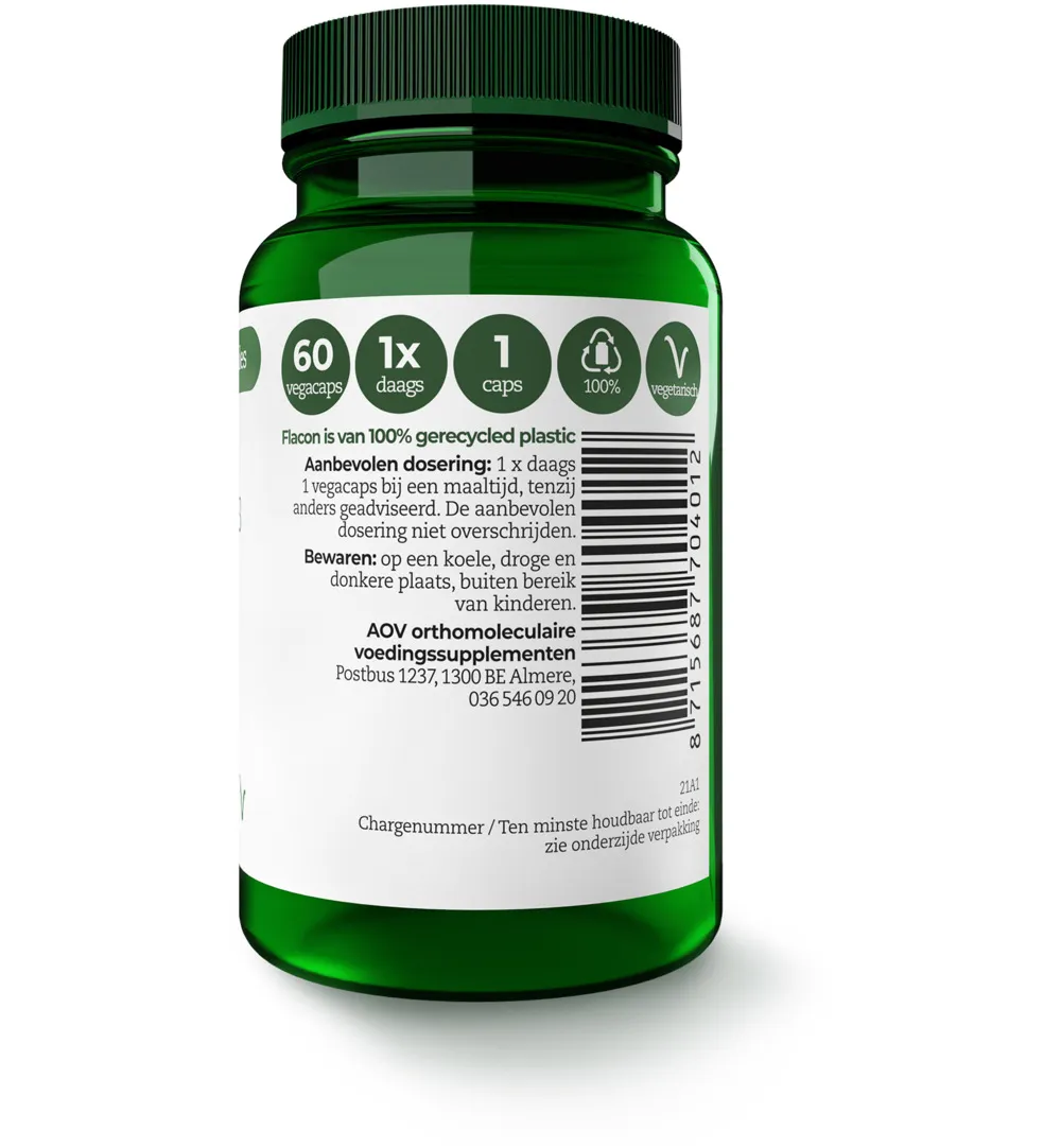 AOV 401 Vitamine D3 (60 vega capsules) - image 2