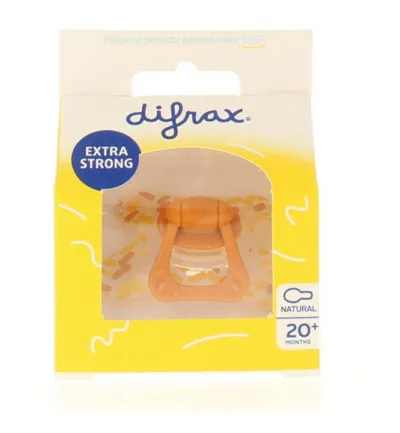 Difrax Fopspeen 18+ maanden natural (1 stuk)