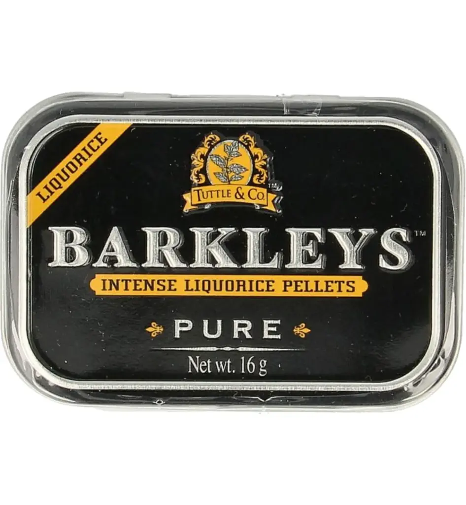 Barkleys Liquorice pellets pure (16 gr)