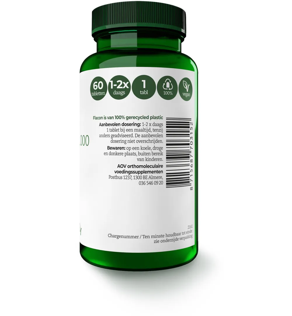 AOV 315 Vitamine C 1000mg (60 tabletten) - image 2