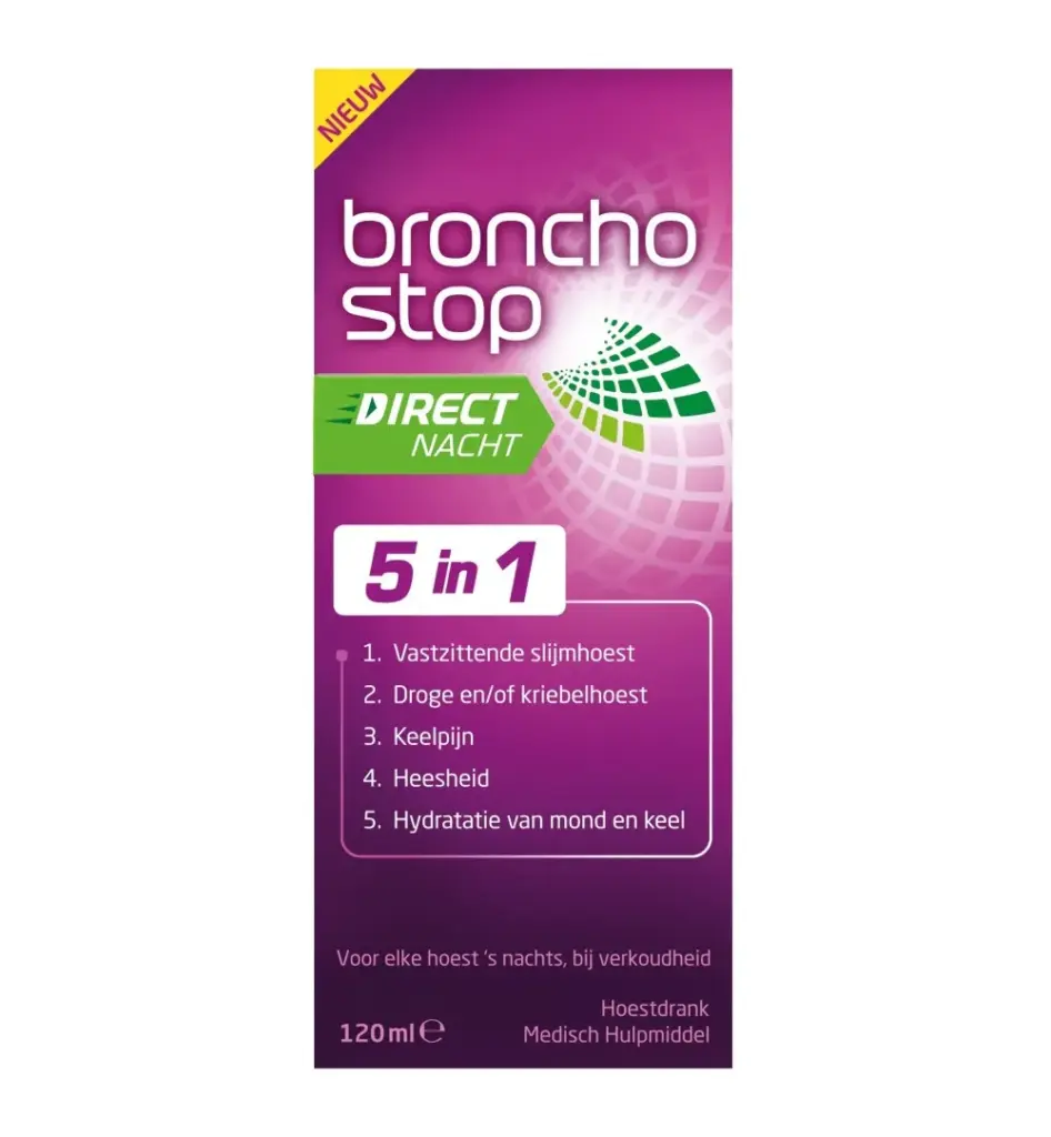 Bronchostop Siroop nacht (120 ml)