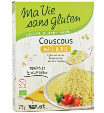 Ma Vie Sans Gluten Couscous 100% Boekweit Glutenvrij Bio (375 gr)