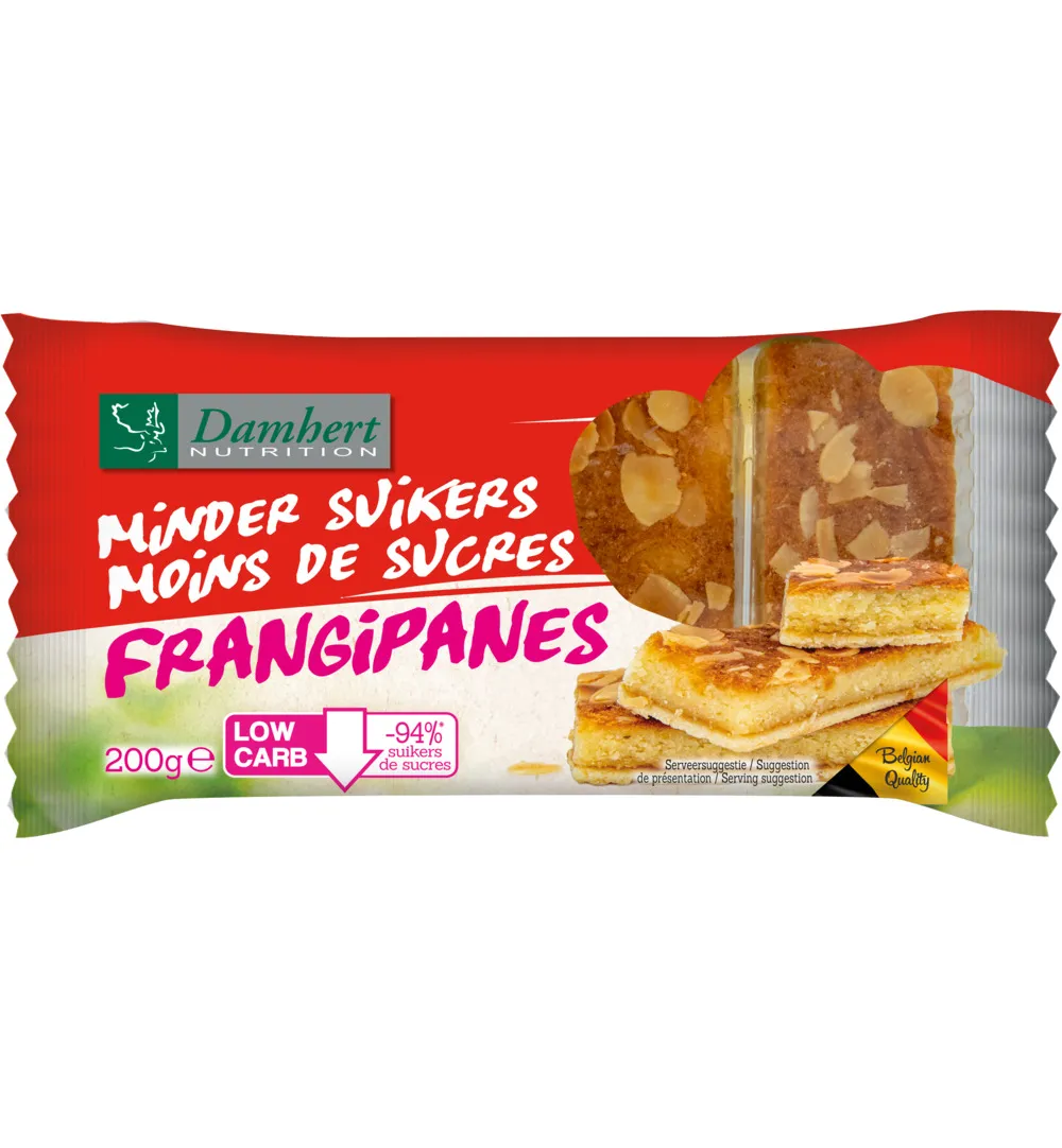 Damhert Frangipanes minder suiker (200 gr)