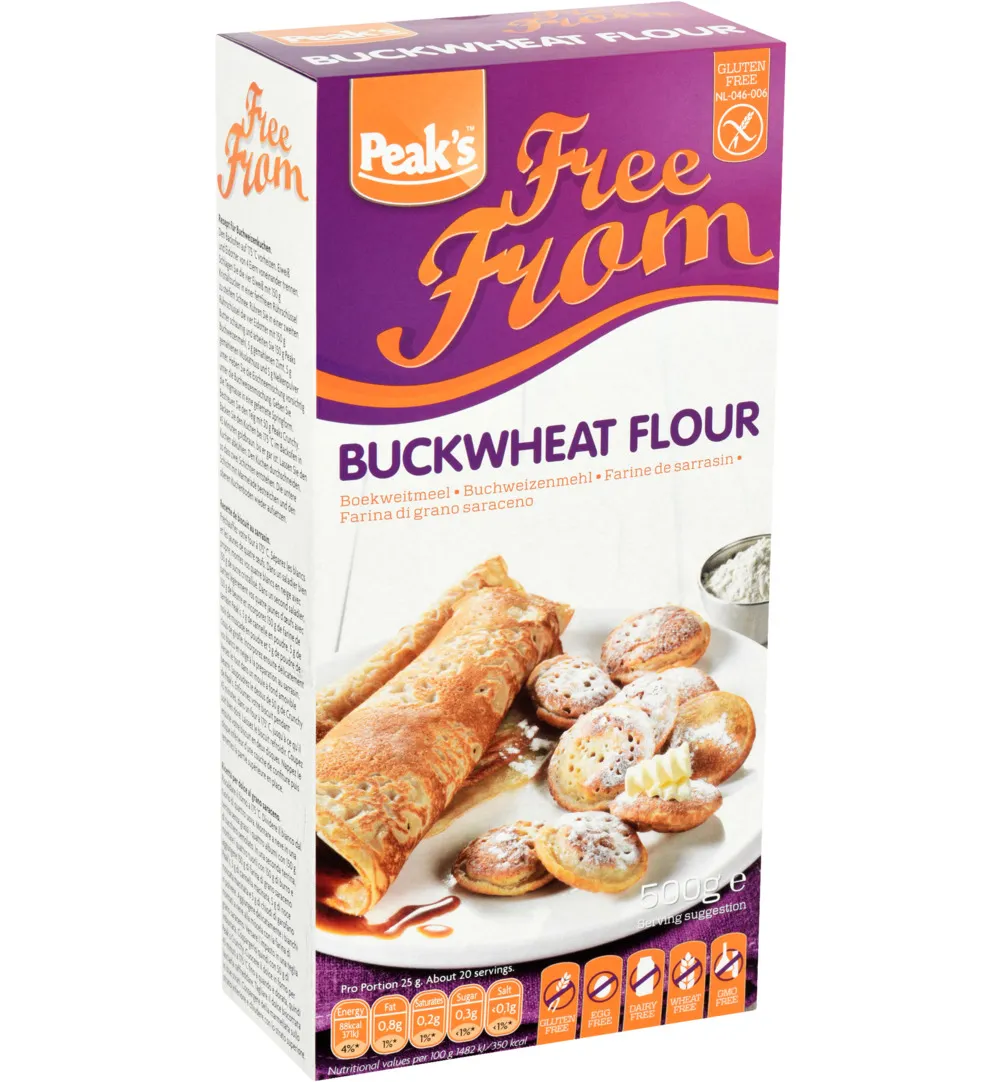 Peaks Boekweitmeel Glutenvrij (500 gr)