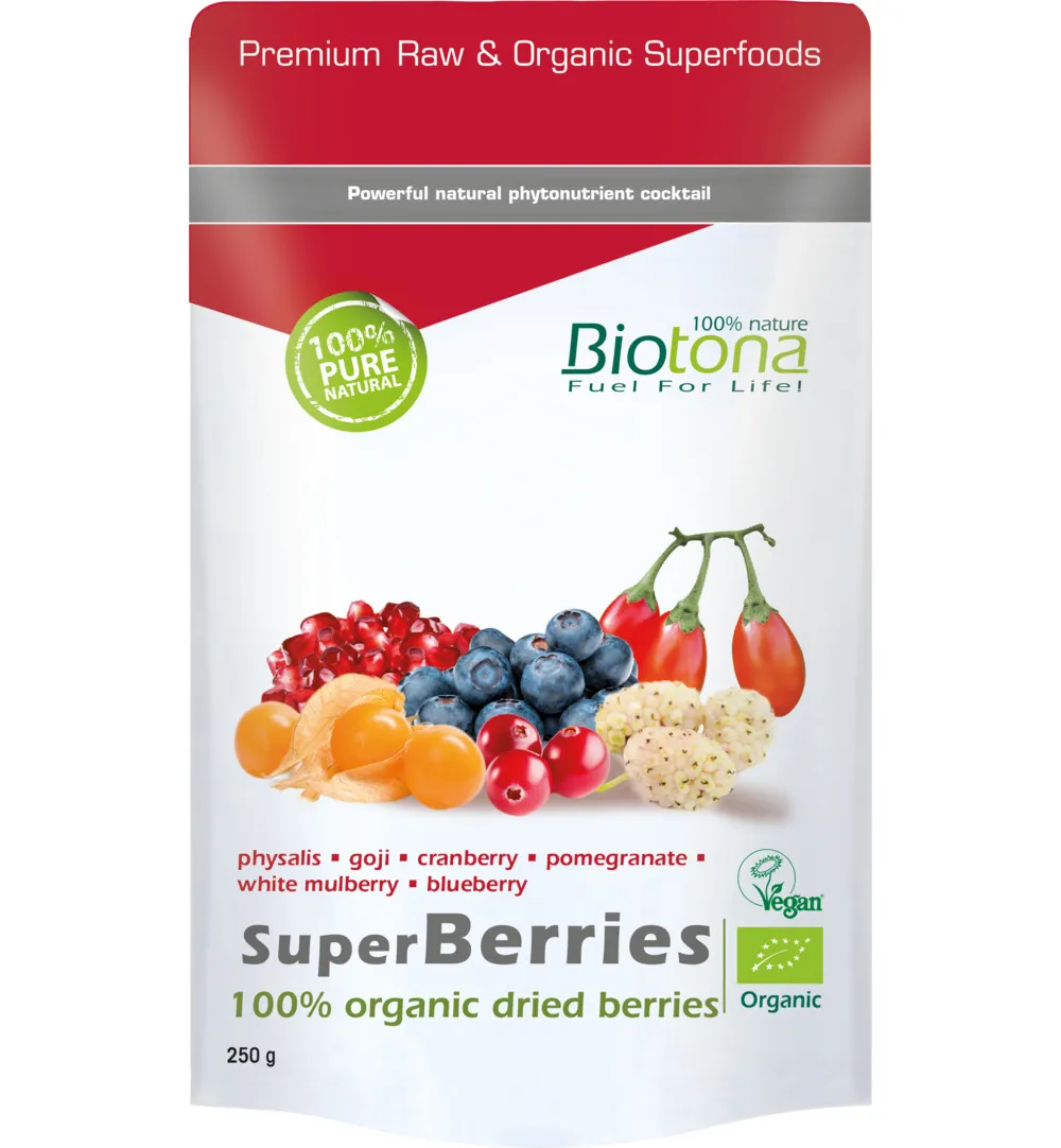 Biotona Superberries Organic Dried Berries Bio (250 gr)