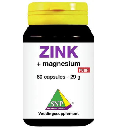 Snp Zink + magnesium puur (60 capsules)