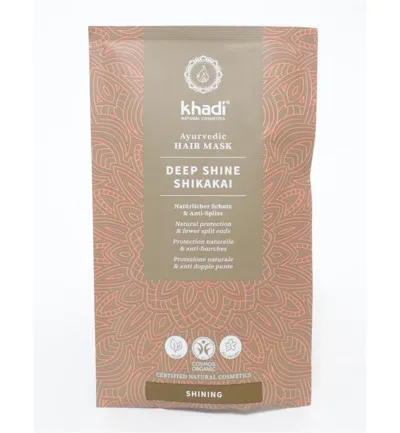 Khadi Hair Mask Deep Shine Skikakai 50Gram (50 gr)