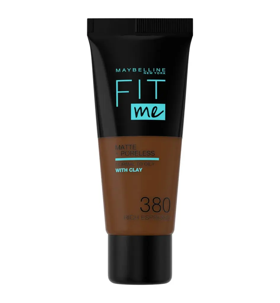 Maybelline New York Fit Me matte & poreless foundation 180 rich tan (1 stuk)