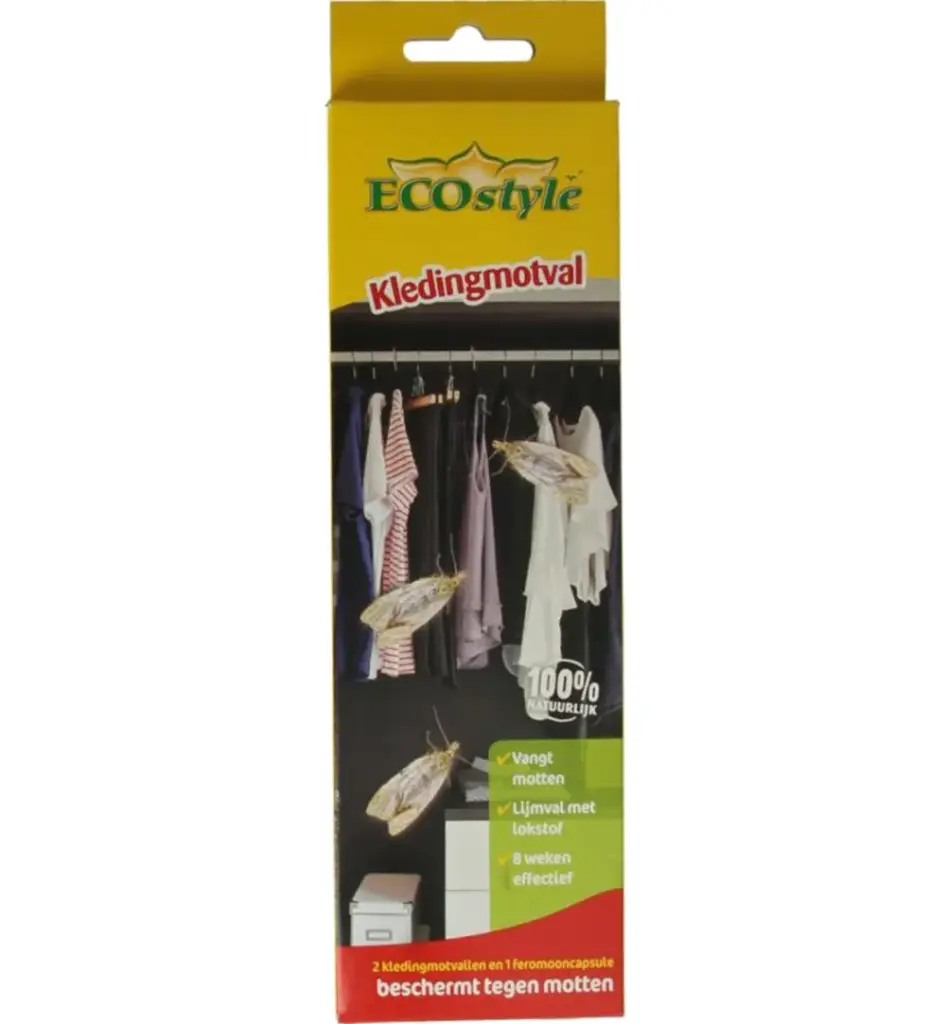 Ecostyle Kledingmotval (2 stuks)