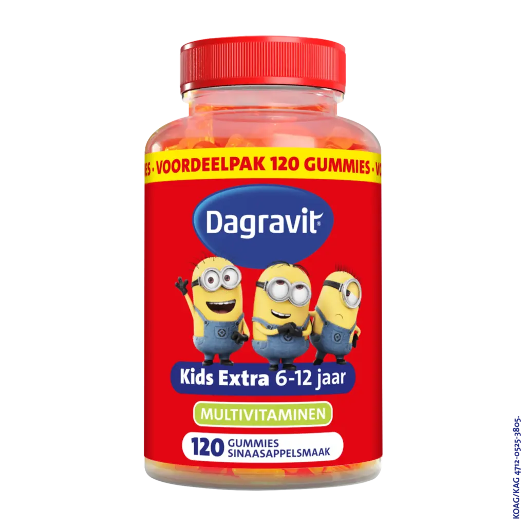Dagravit Kids Multi 6-12 Jaar Vitaminions Gummies (120 gummies)