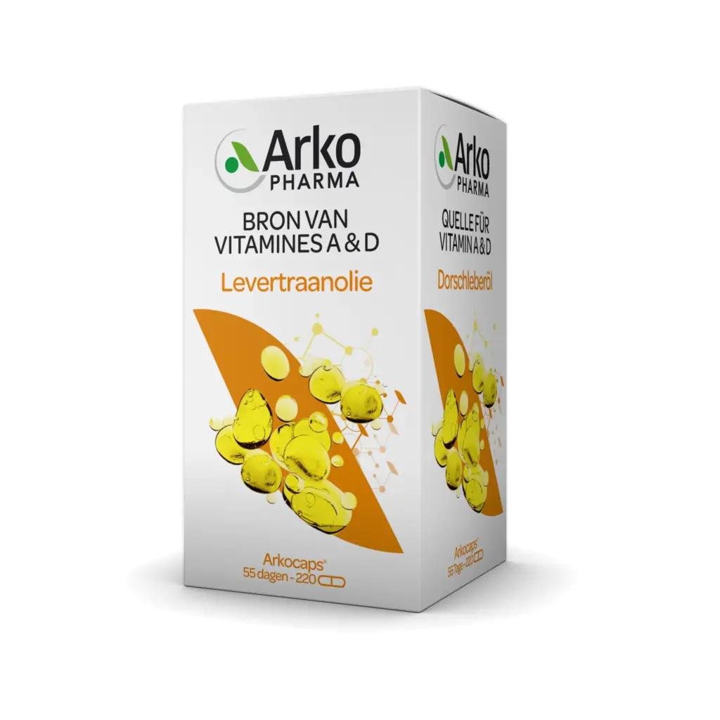 Arkocaps Levertraanolie (220 capsules)