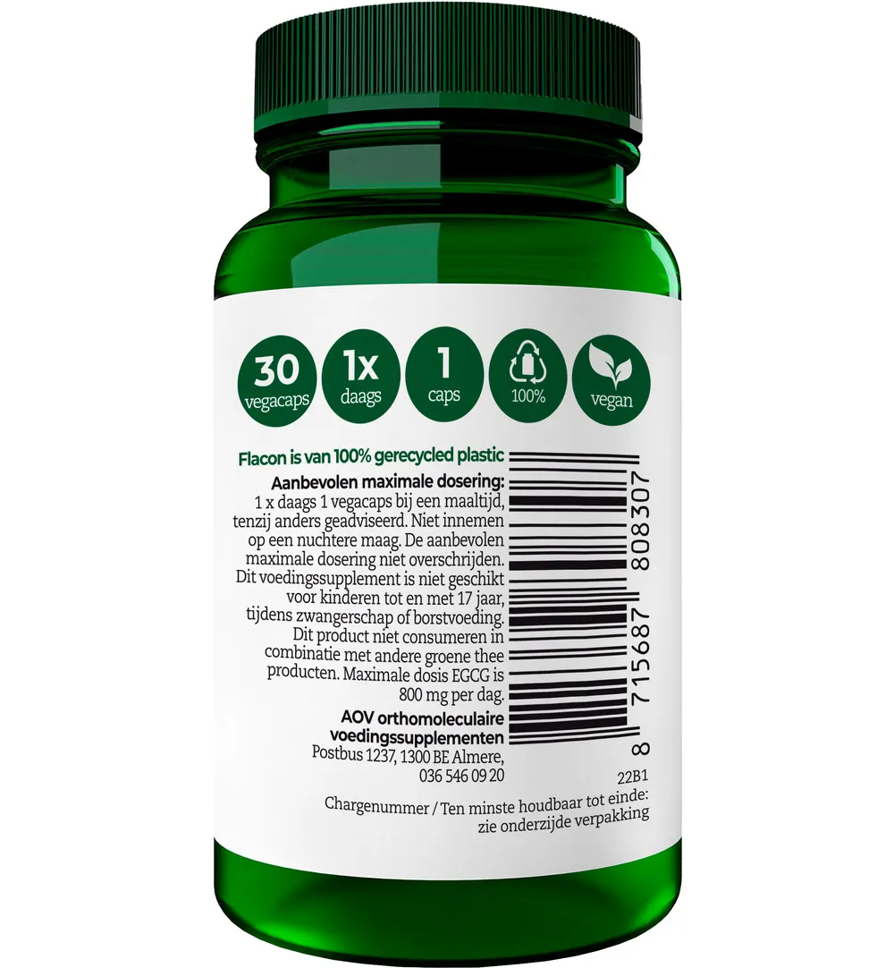 Aov 830 Saffraan & L-Theanine (30 vega capsules)