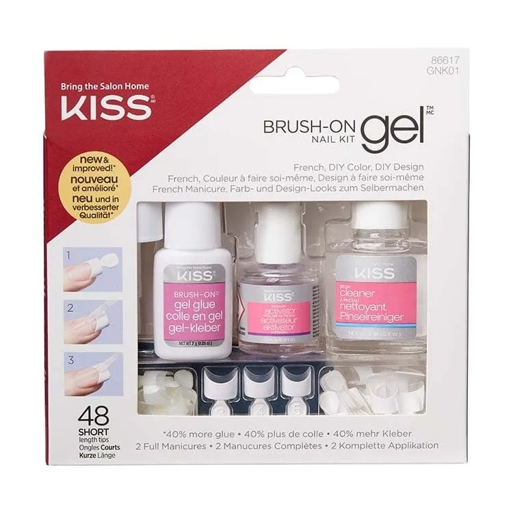 Kiss Brush On Gel Kit (1 stuk)