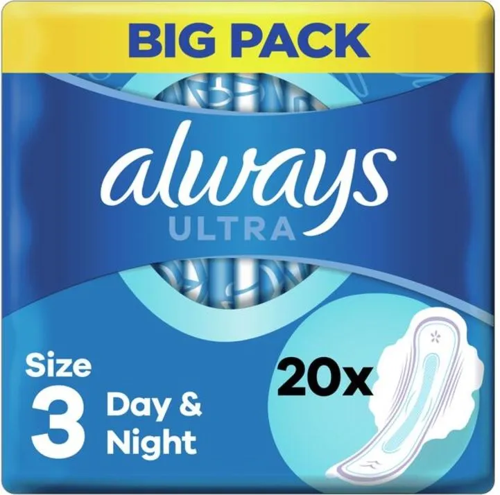Always Maandverband Ultra Night (20 stuks)