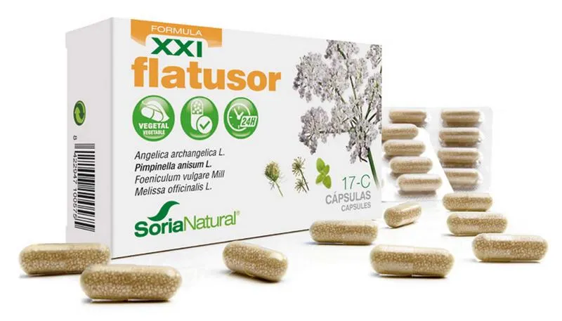 Soria Natural Flatusor 17-C Xxi (30 capsules)