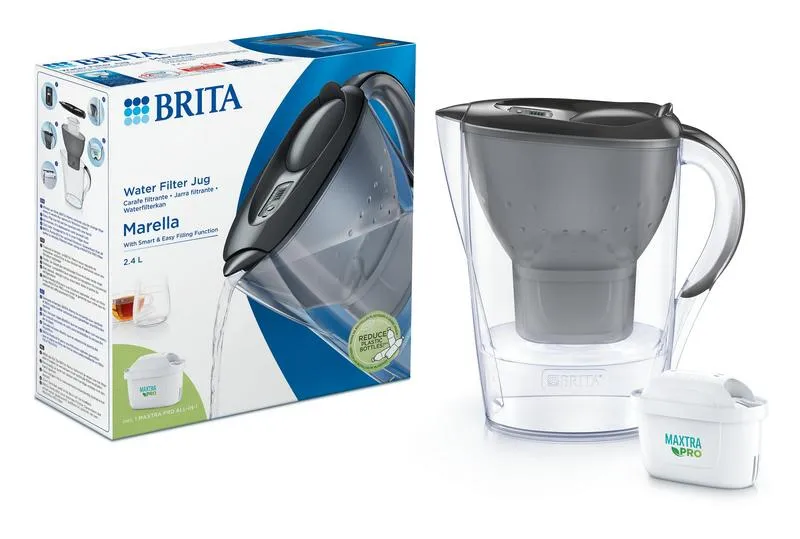 Brita Waterfilterkan Marella Coolgr Aphite (1 stuk)