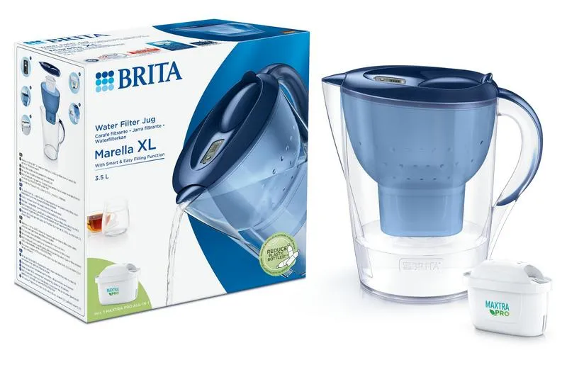 Brita Waterfilterkan Marella Xl Blue (1 stuk)